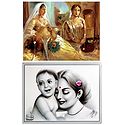 Princess and Mother and Child - Set of 2 Posters