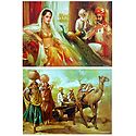 Rajasthani Women - Set of 2 Unframed Posters