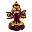 Half Bust Ganesha - Chennapatna Doll
