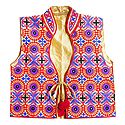 Kutchi Embroidery on Ladies Koti Jacket