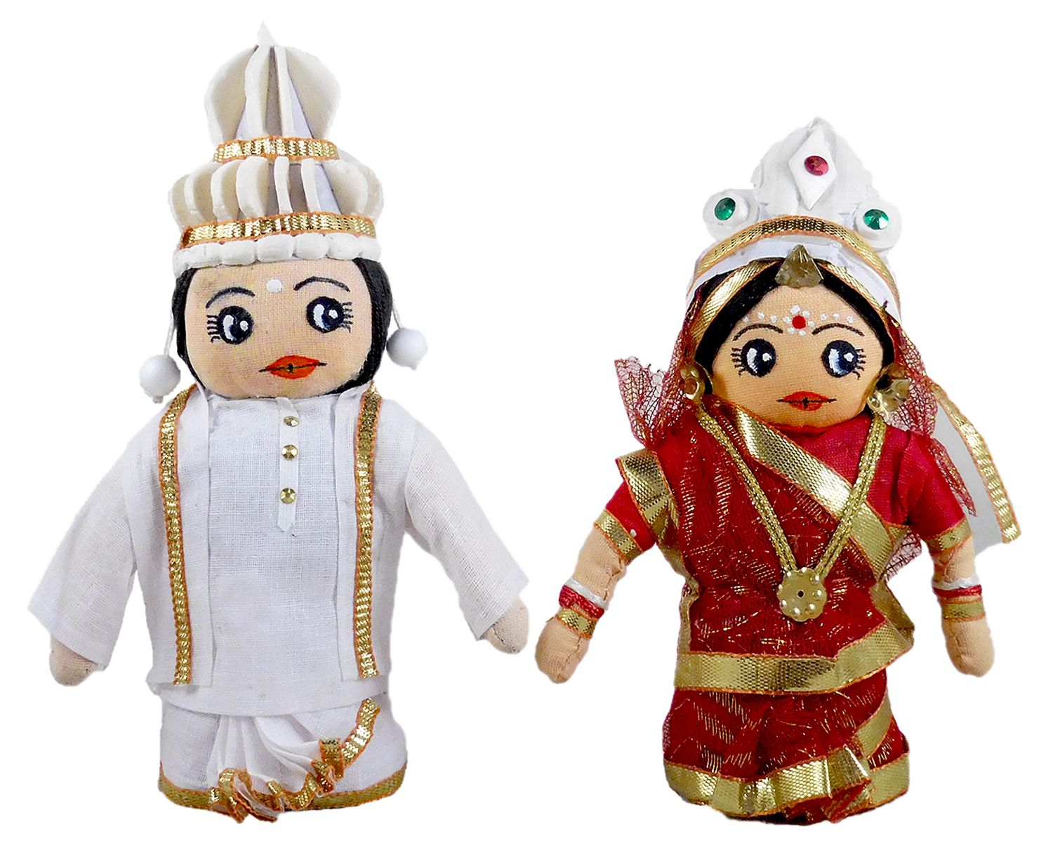 Bengali Bridal Doll - Cloth Doll