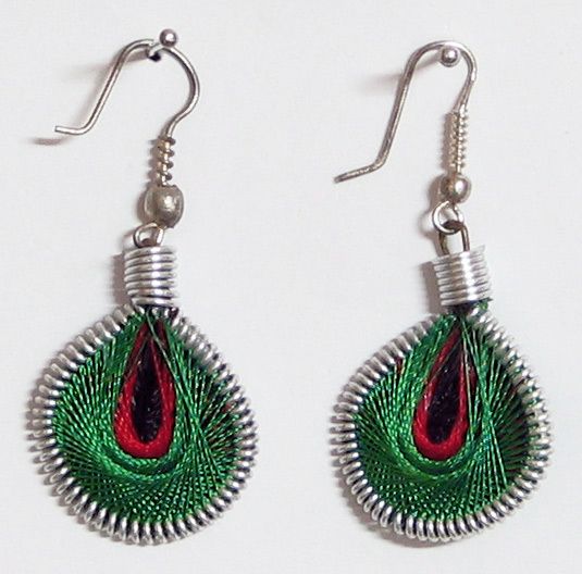 Silk Thread Earrings in Tirupur at best price by Mayilirahu Handicrafts   Justdial