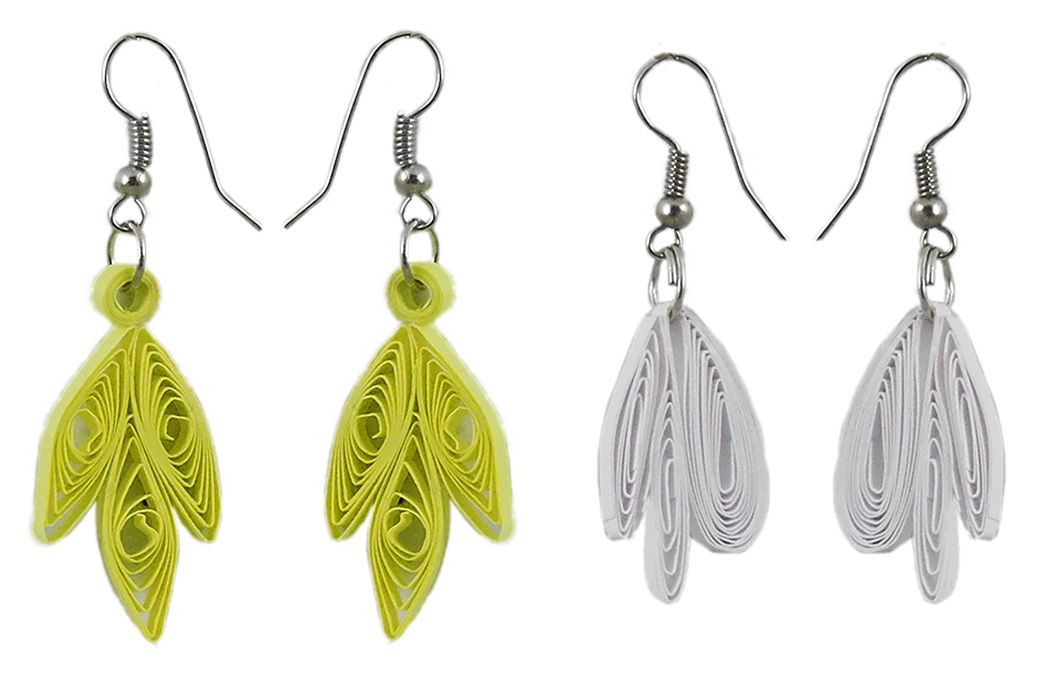 Earrings  Paper quilling jewelry Paper quilling earrings Paper quilling  designs