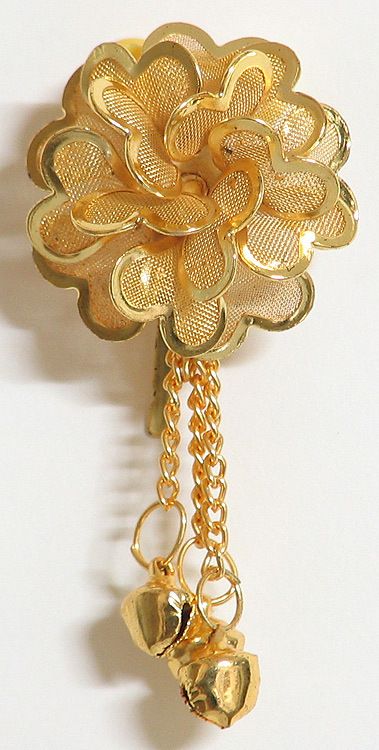 Golden Rose Hair Pin