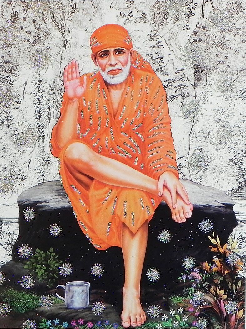 Shirdi Sai Baba - Glitter Poster