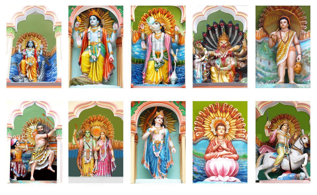 Dashavatar - 10 Incarnations of Lord Vishnu