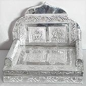 Metal Carving Ritual Throne for Deity