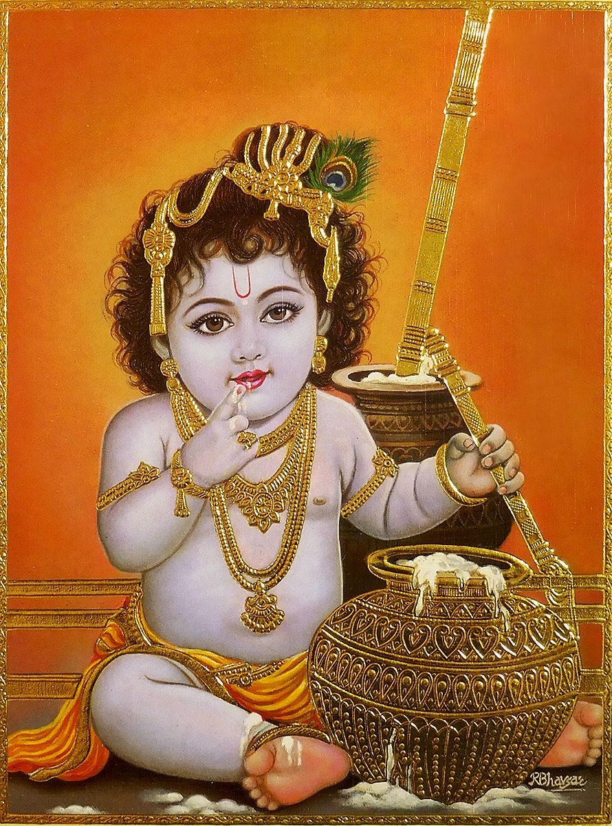 Makhan Chor Krishna Poster