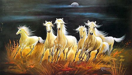Horses Painting - Wild Spirits