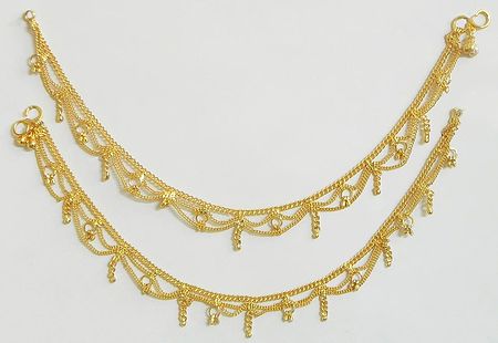 Pair of Gold Plated Anklet