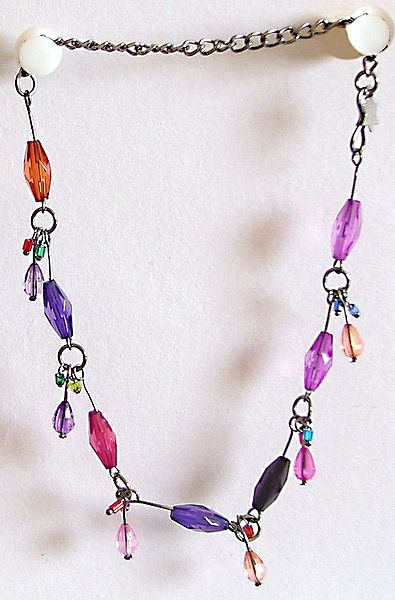 Multicolor Party Anklet for One Foot