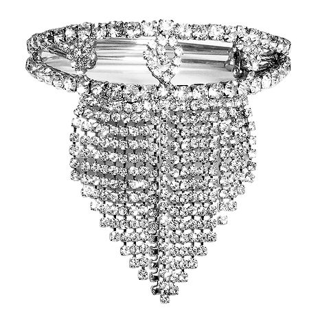 White Stone Studded Armlet (To Wear on Upper Arm)