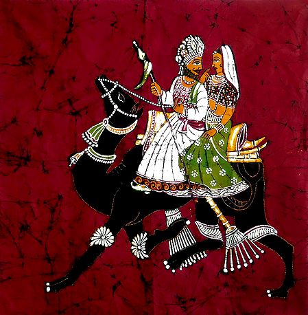 Batik Dhola Maru - Romantic Couple of Rajasthan