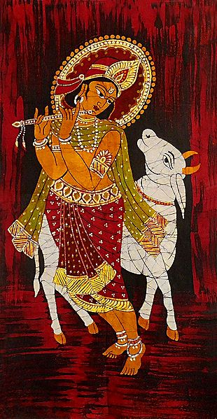 Muridhar Krishna with Cow