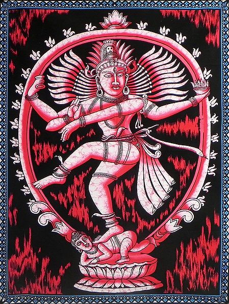 Nataraja - The Lord of Dances - Printed Batik