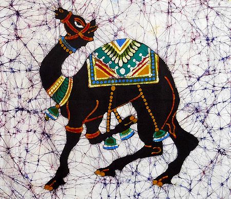 Royal Camel - Batik Painting