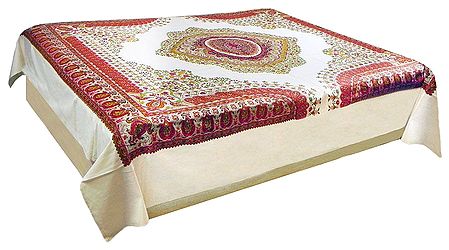 Gorgeous Printed Cotton Double Bedspread