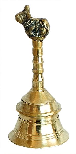 Ritual Brass Bell with Nandi