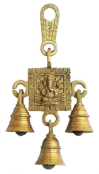Hanging Bells with Ganesha