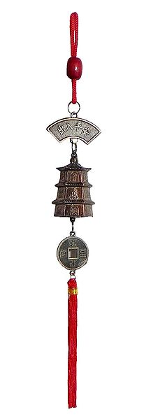 Buddhist Pagoda Car Hanging Bell