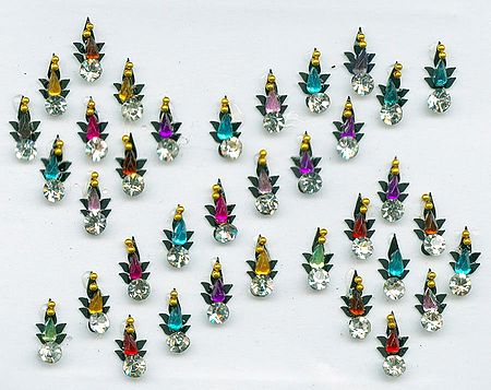 Multicolor Stone Studded Small Bindis