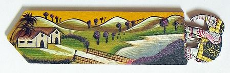 Book Mark with Hand Painted Landscape