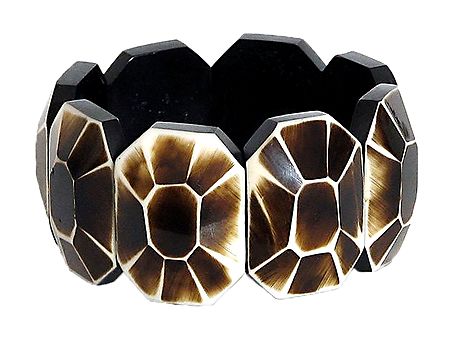 Hexagonal Stretchable Link Bracelet