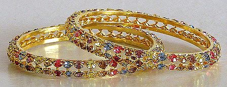 Multicolor Stone Studded Bracelet