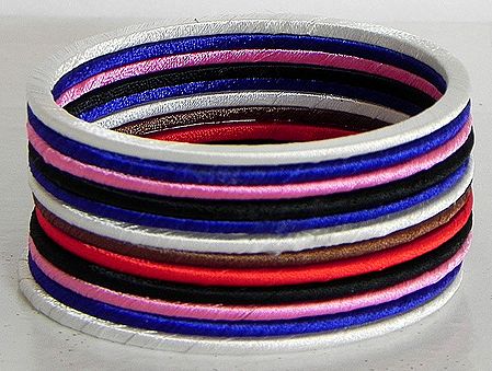 Multicolor Thread Bangles