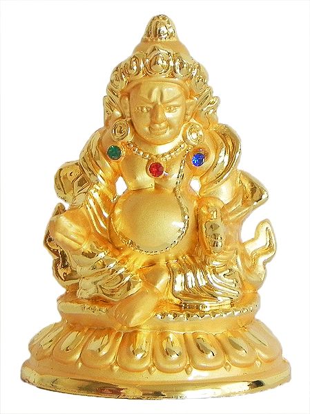 Gold Plated Jambhala - Buddhist God of Wealth
