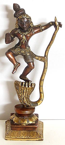Kaliya Daman - Lord Krishna Dancing on the Hood of Kaliya Naga