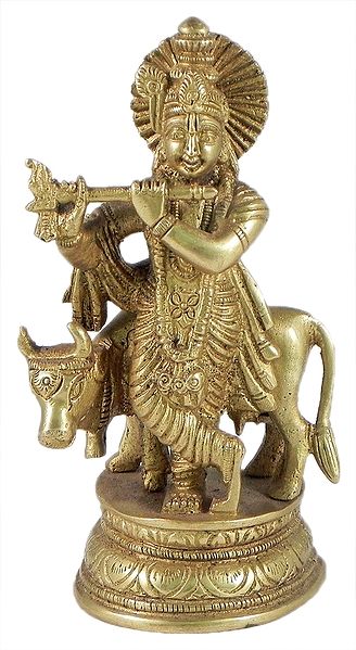 Murlidhara Krishna with Cow