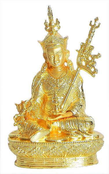 Gold Plated Padmasambhava - Guru Rinpoche