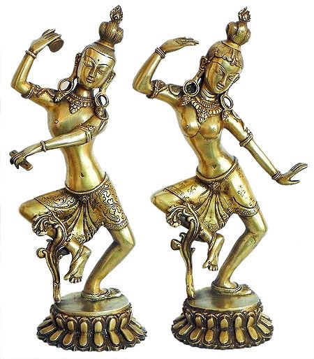 Shiva Parvati in a Dancing Pose