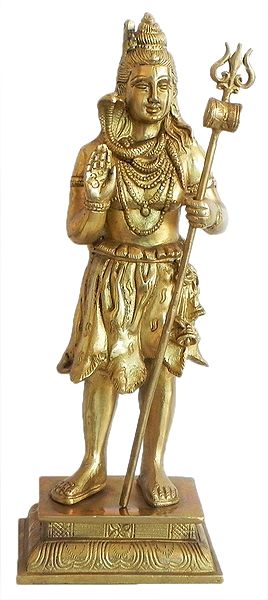 Lord Shiva with His Trishul