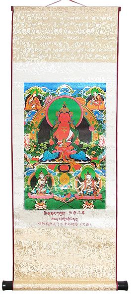 Amitabh as Amitayus Buddha - Wall Hanging