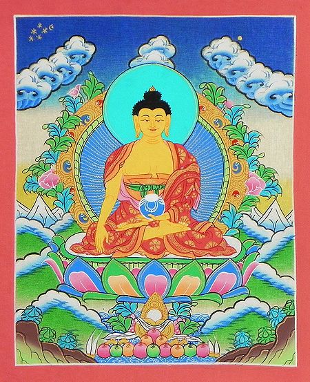 Shakyamuni Buddha - Thangka Painting