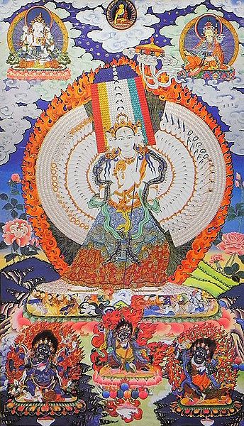 Avalokiteshvara with Thousand Arms and Eleven Heads