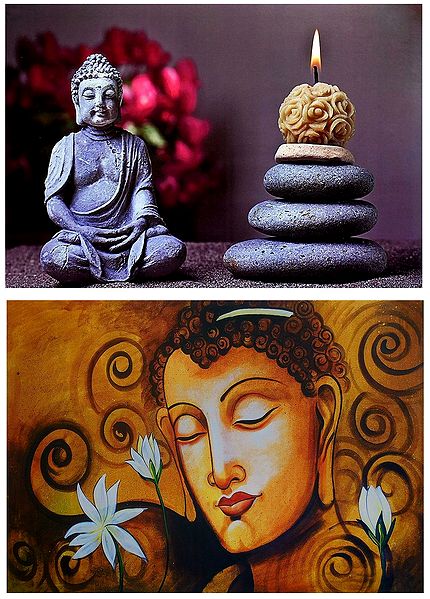 Lord Buddha - Set of 2 Posters