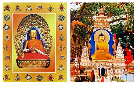 Lord Buddha - Set of 2 Posters - Unframed