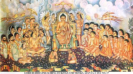 Lord Buddha and His Disciples