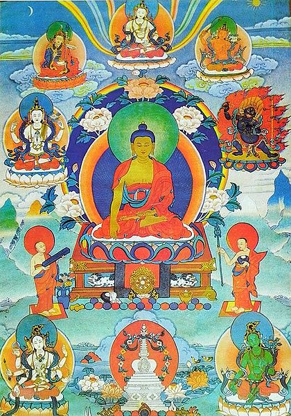 Buddha with Other Buddhist Deities