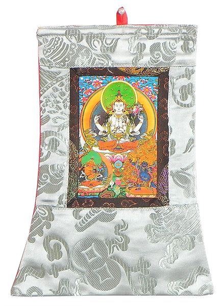 Avalokitesvara - (Tibetan: Chenrezi/Chenrezig) Bodhisattva of Glancing Eyes