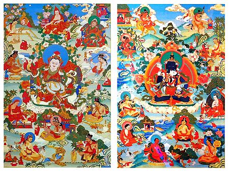 Manifestation of Padmasambhava - Set of 2 Posters