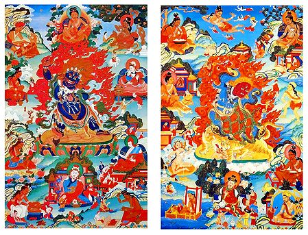 Manifestations of Padmasambhava - Set of 2 Posters