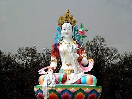 White Tara at Mindrolling Monastery in Dehradun - Uttarakhand, India
