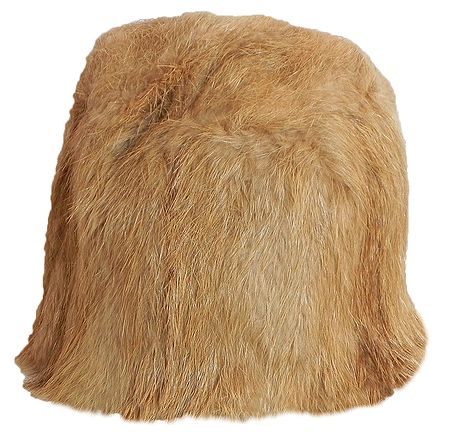 Brown Woolen Fur Cap