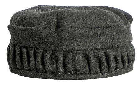 Dark Grey Himachali Woolen Cap