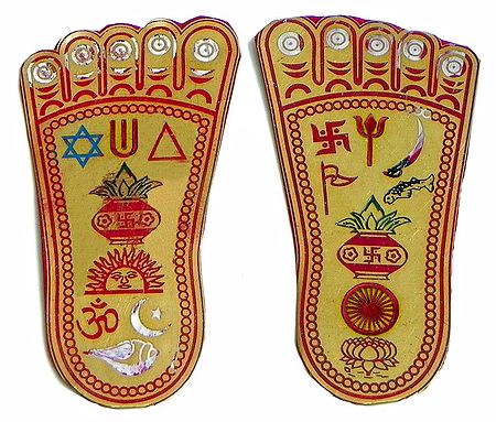 Feet of Goddess Lakshmi