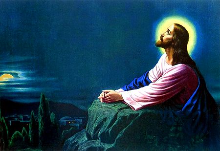 Jesus in Gethsemane - Poster